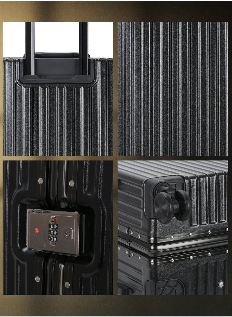 PC Hard Side Zipperless Luggage Set of 3 PCS TSA Lockable Travel Suitcase 20/25/29 Inches