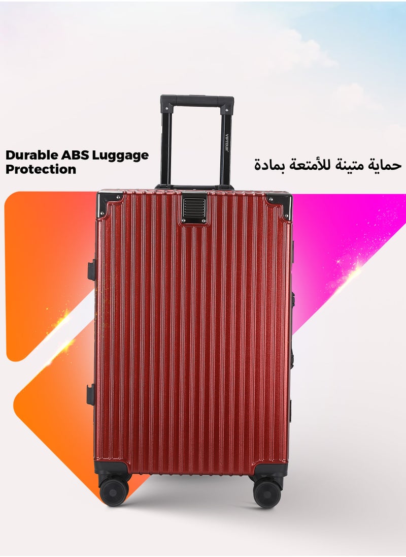 PC Hard Side Zipperless Luggage Set of 3 PCS TSA Lockable Travel Suitcase 20/25/29 Inches