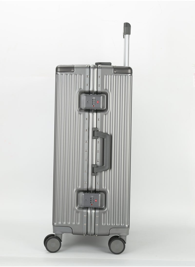 PC Hard Side Zipperless Luggage Set of 3 PCS TSA Lockable Travel Suitcase With Cup Holder 20/25/29 Inches