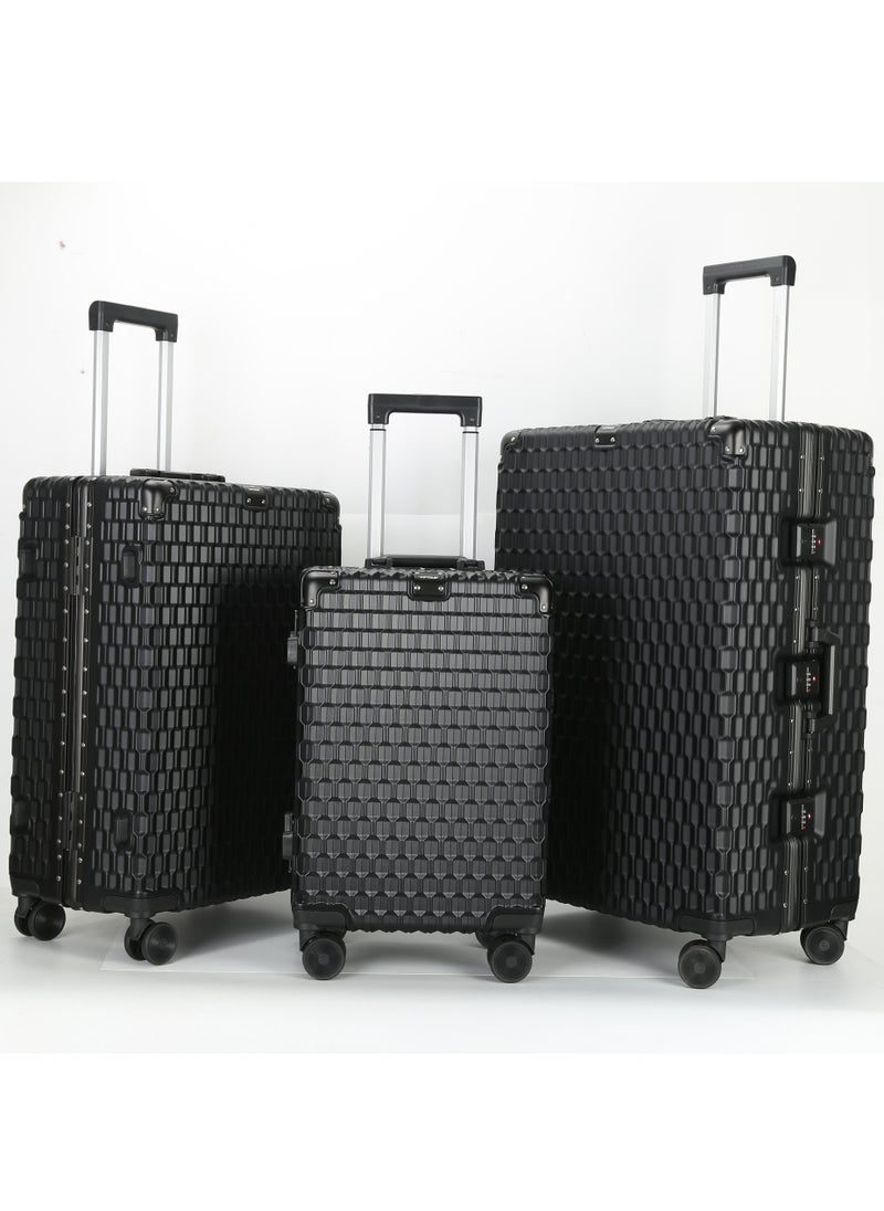 PC Hard Side Zipperless Luggage Set of 3 PCS TSA Lockable Travel Suitcase 20/25/29 Inches