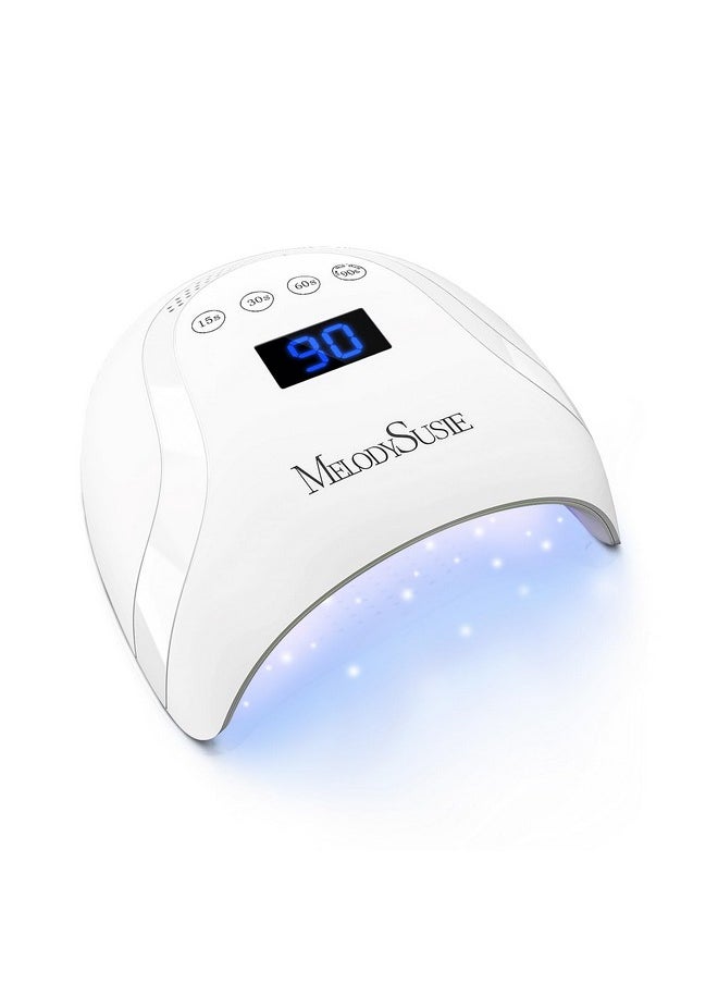 Uv Led Nail Lamp, Plus24 48W Professional Uv Nail Light For Gel Nails Polish Fast Curing With Automatic Sensor, 4 Timer Setting, Lcd Display P-Plus24 (48W Nail Lamp 1)