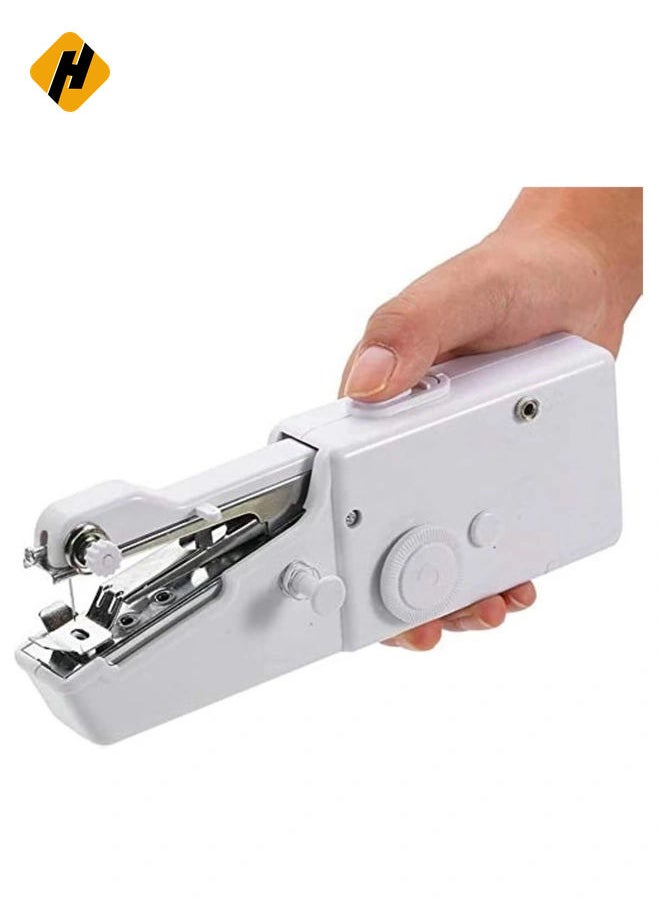 Portable Mini Sewing Machine Handheld Electric Sewing Machine Sewing Machine Quick Handy Stitch Tool for Fabric, Clothing