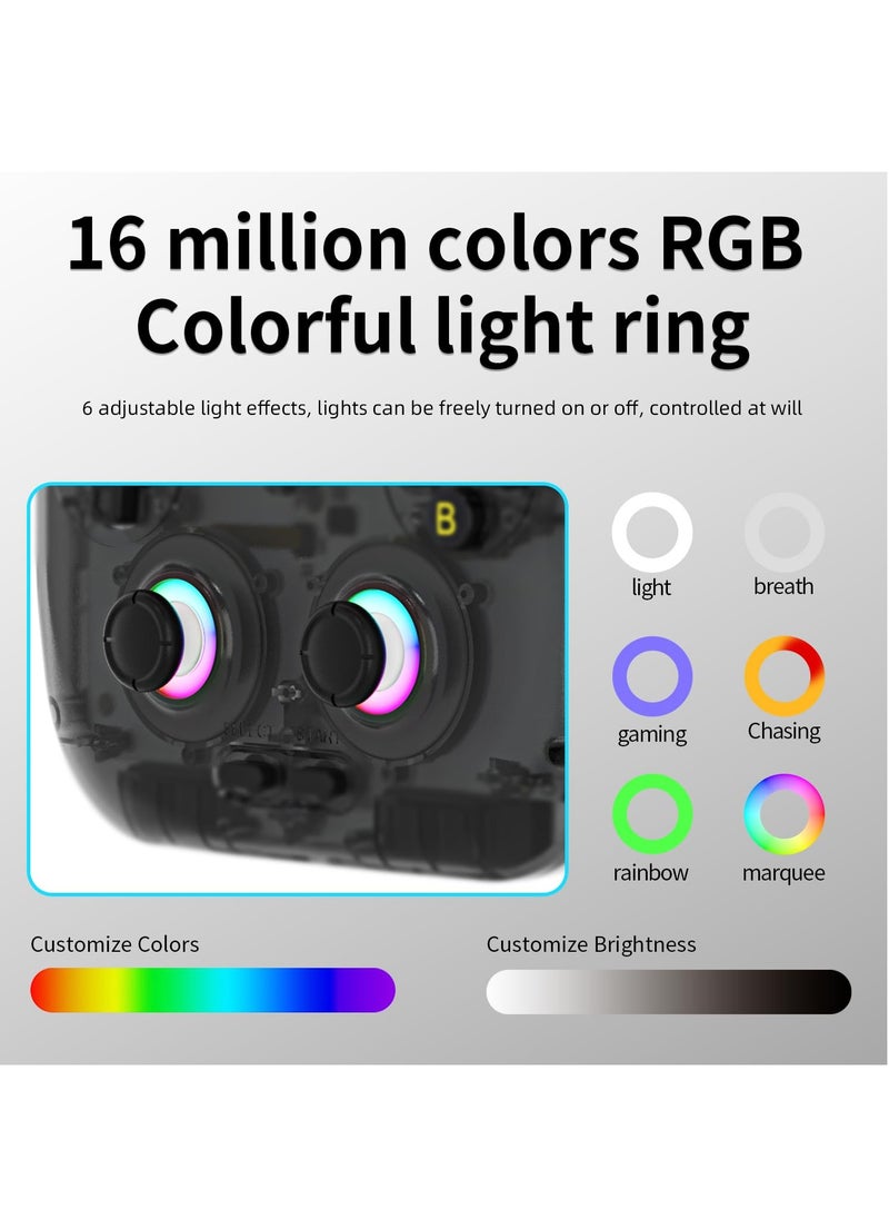 RG406V Handheld Game Console Unisoc T820 Android 13 4Inch IPS Multi Touch Screen 5500mAh 5G WIFI Bluetooth Retro Video Players(128G Black)