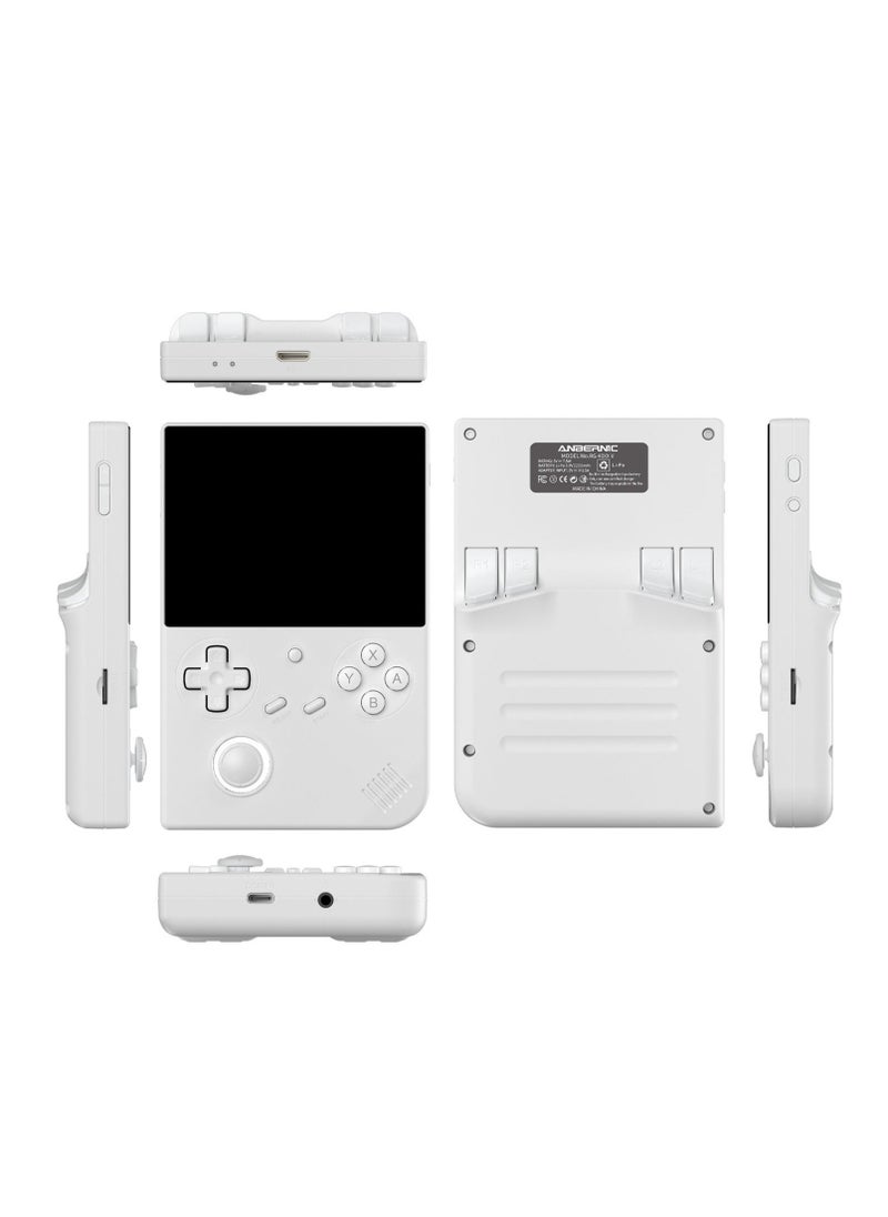 RG40XXV Handheld Game Console 4.0 Inch IPS TF Card With 10000+ Games 3200mAh 6+Hours Battery Support Wireless Network(64G White)