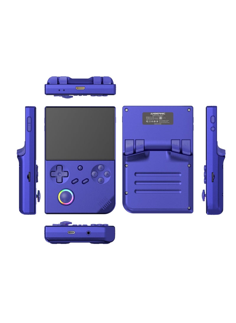 RG40XXV Handheld Game Console 4.0 Inch IPS TF Card With 10000+ Games 3200mAh 6+Hours Battery Support Wireless Network(128G Purple)