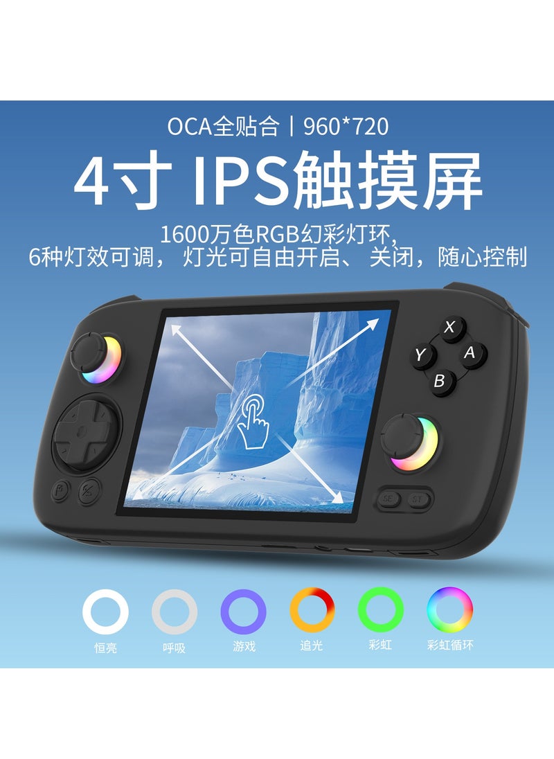 RG406H Handheld Game Console Unisoc T820 Android 13 5000 mAh 4-inch IPS screen Large-angle 3D Hall Joystick Hall Rigger 5G WIFI Bluetooth Retro Video Players