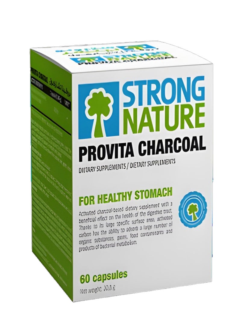 Provita Strong Nature Activated Charcoal 250Mg 60S