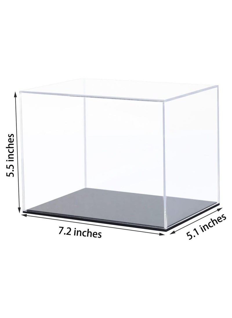 Mini Helmet Display Case – Clear Acrylic Dustproof Storage Box for Football Mini Helmet Collectibles