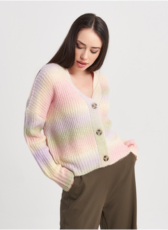 Pastel Rainbow Cardigan