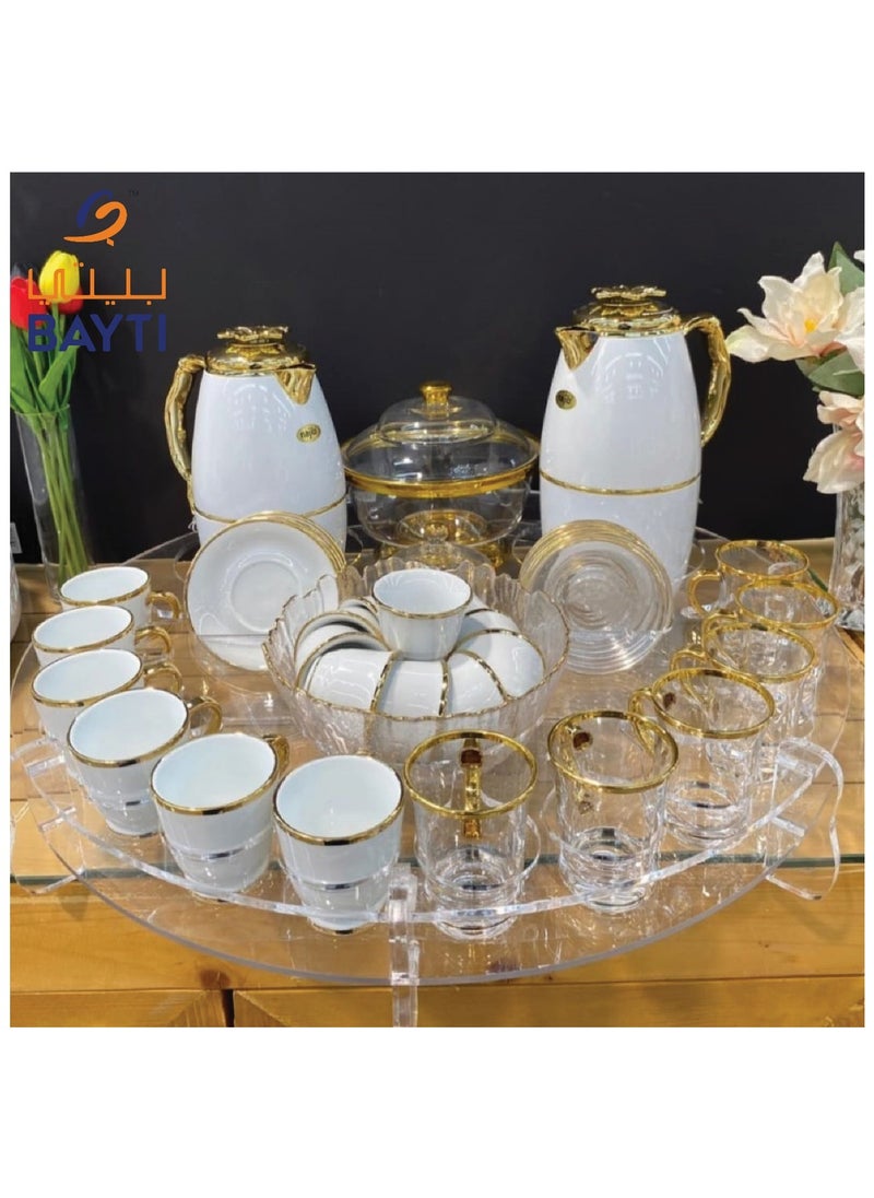 Bluebell Circle Tray Full Clear 12 x 12 cm