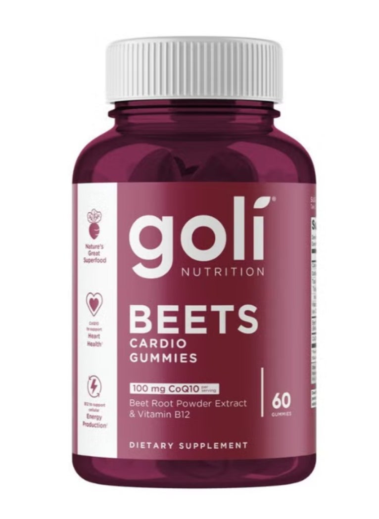 Beets Cardio Gummies 60 Gummies with 100mg