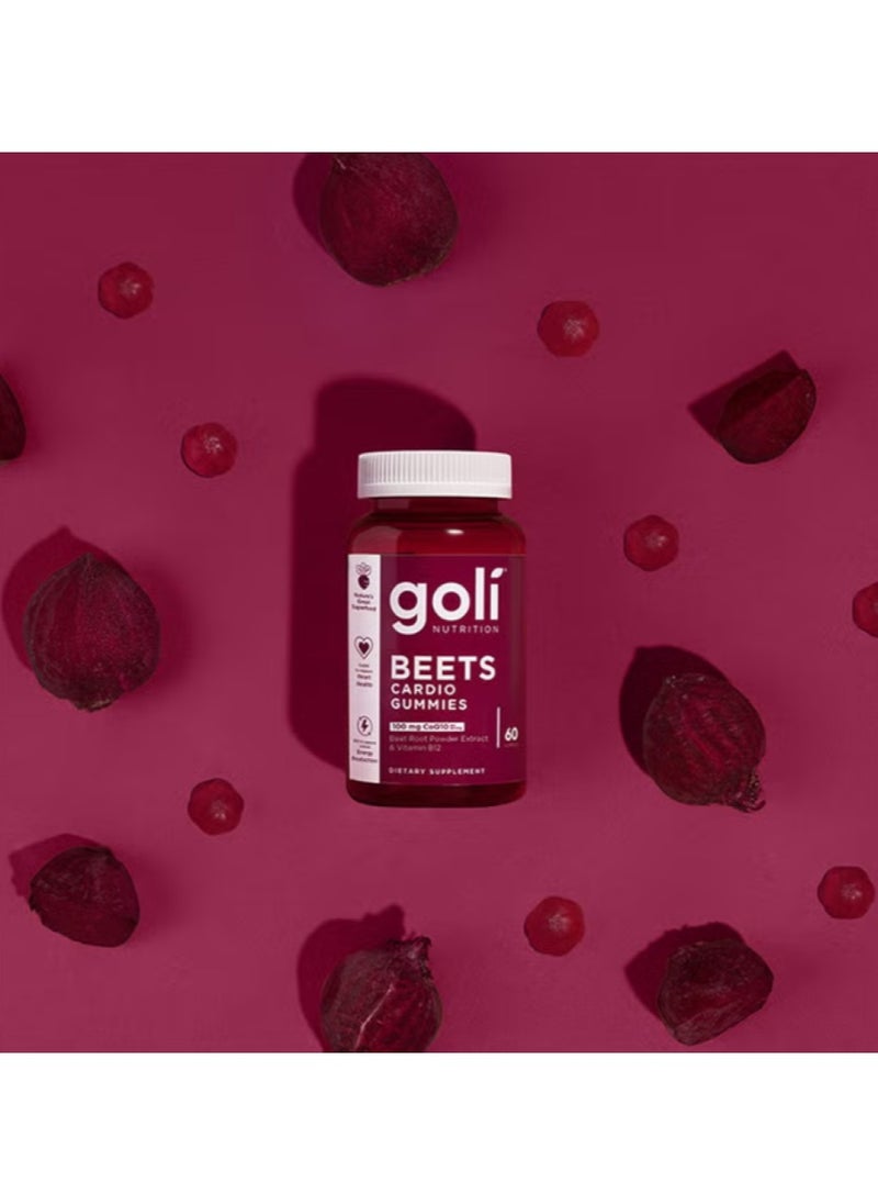 Beets Cardio Gummies 60 Gummies with 100mg