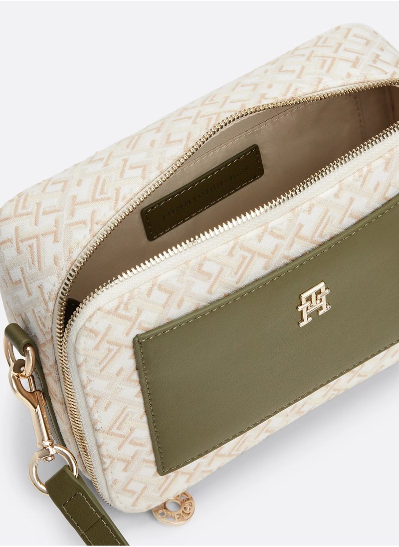 Tommy Hilfiger monogram-print crossbody bag