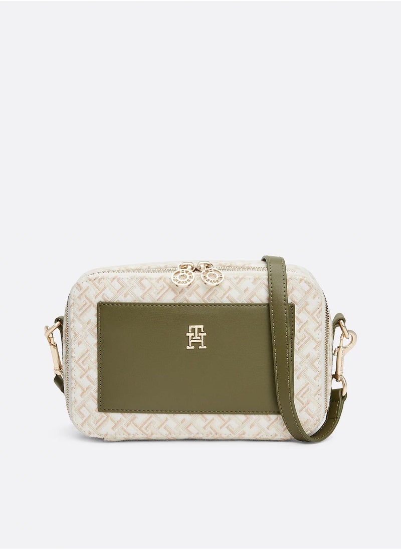 Tommy Hilfiger monogram-print crossbody bag