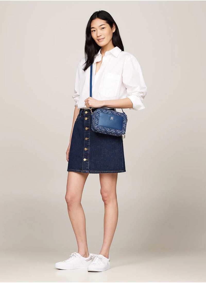 Tommy Hilfiger monogram-print crossbody bag