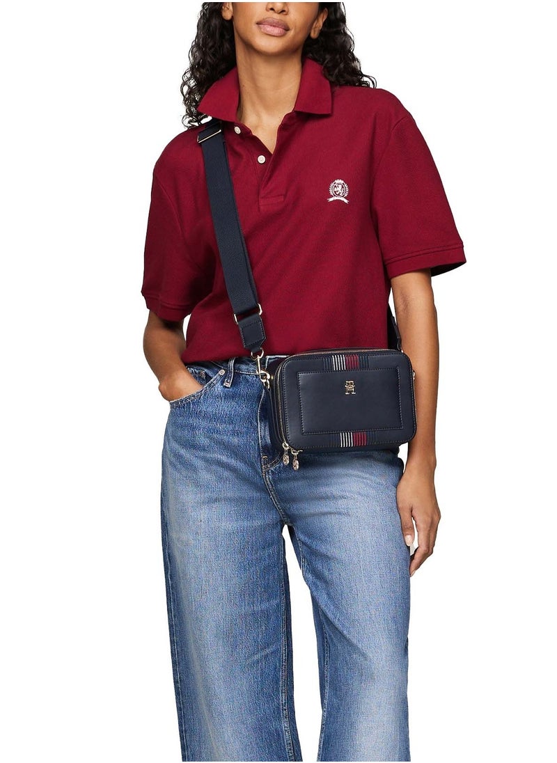 Tommy Hilfiger monogram-print crossbody bag
