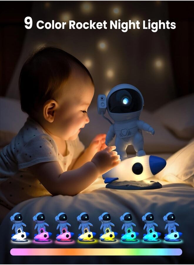 Galaxy Projector, 12 in 1 HD Planetarium Astronaut Galaxy Projector for Bedroom, Galaxy Star Night Light Projector for Kids Adults Gaming Room/Party/Home Décor