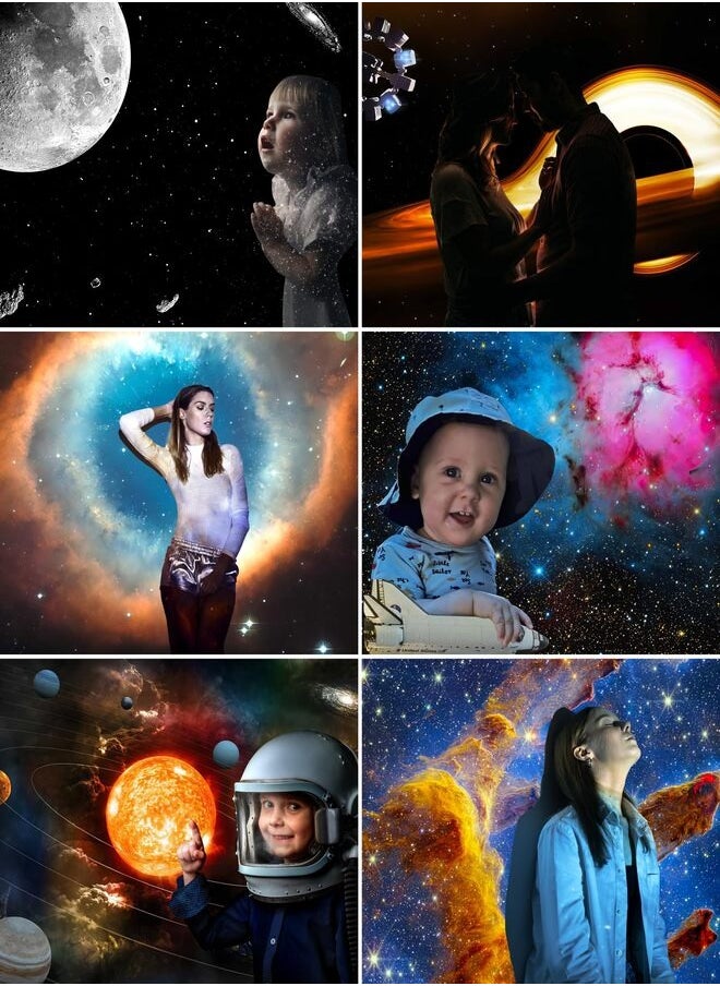 Galaxy Projector, 12 in 1 HD Planetarium Astronaut Galaxy Projector for Bedroom, Galaxy Star Night Light Projector for Kids Adults Gaming Room/Party/Home Décor