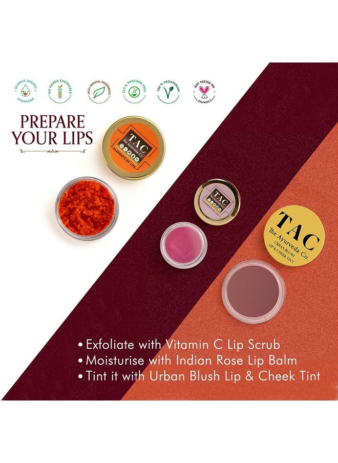 Lip Tint & Cheek Tint Blush With Beetroot, Cocoa, Coconut & Olive Oil Organic Sls & Paraben Free, Glossy Finish, 10G - Beetroot Red