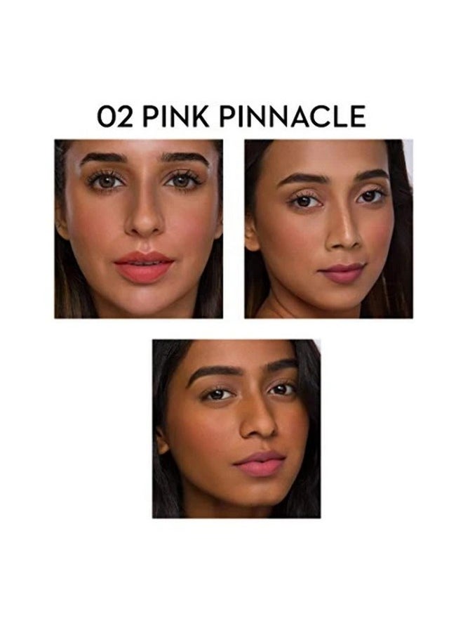 Contour De Force Mini Blush For Face | Face Blusher For Face Makeup | Smooth Texture | Matte & Blendable | Paraben & Cruelty Free | 4Gm | 02 Pink Pinnacle (Deep Rose Blush)