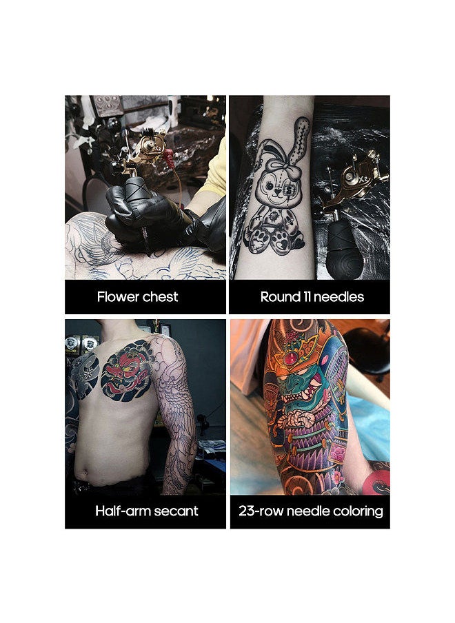 Tattoo Equipment X2 Shrapnel Motor Machine Secant Line High Rotation Speed Rotary Tattoo Machine Shader and Liner