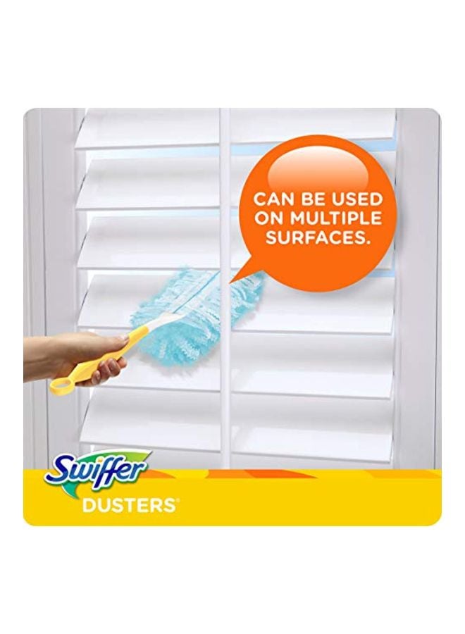 18-Piece Disposable Cleaning Dusters Refills Blue 3.6x7.7x9.4inch