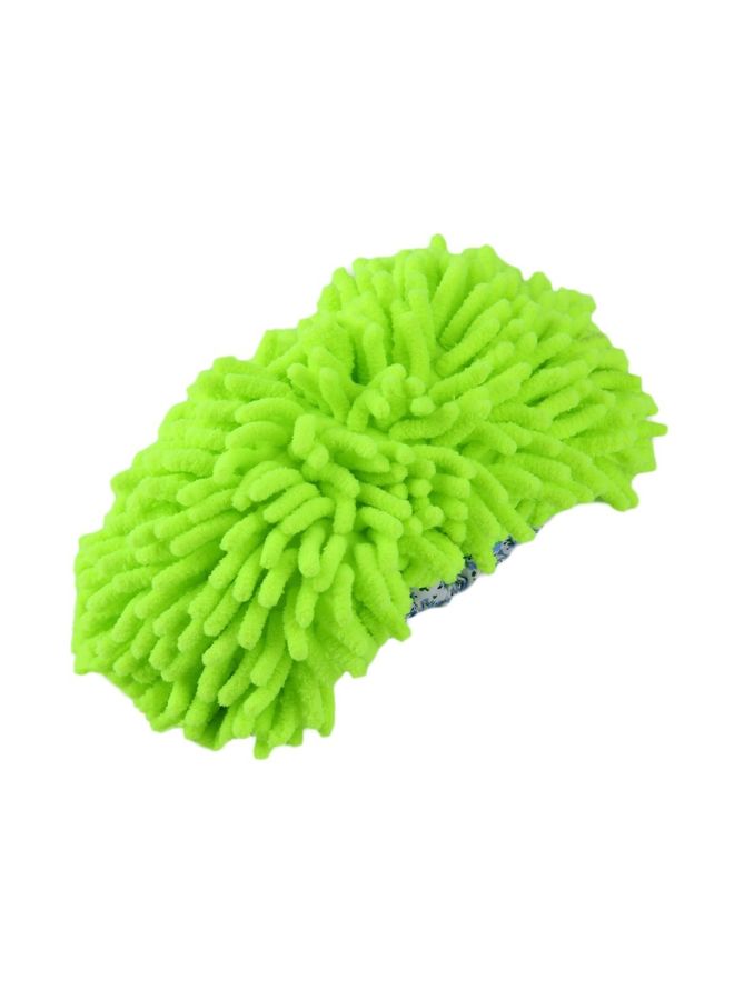 2-Piece Floor Cleaning Duster Green 19x12x5cm