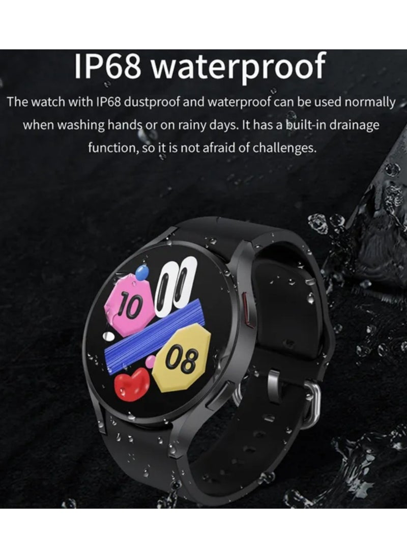 New M10 Women’s Smartwatch with Round Dial Bluetooth Calling Heart Rate Blood Pressure and Sleep Monitoring Sports and Fitness Tracker