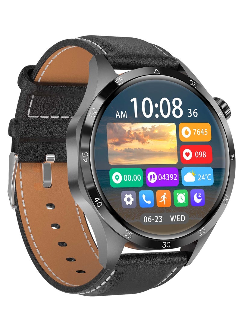 Men's Smartwatch with IP68 Waterproof NFC AMOLED HD Screen 360x360 Heart Rate Monitor and Bluetooth Calling