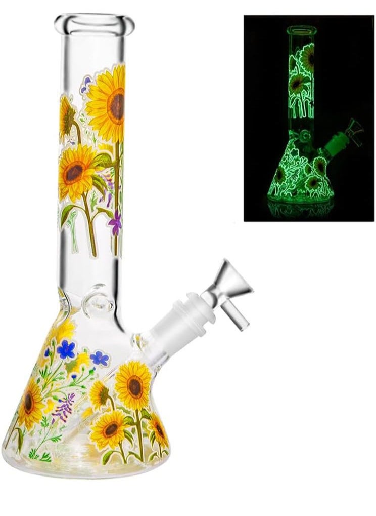 Home Decorative Windmill Multi-Layer Double Filter Oil Lamp Burner Glass Vase Bowl Handmade Stickers 25cm