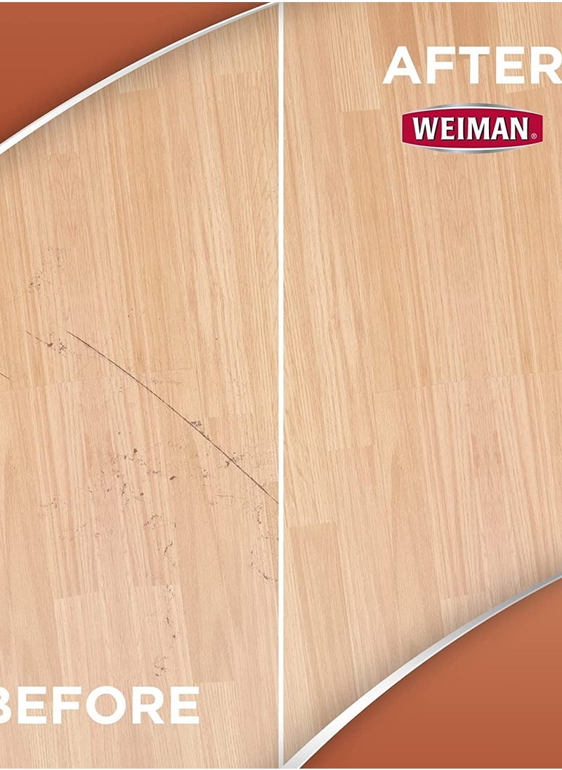 Weiman Hardwood Floor Polish and Restore 32oz High Traffic Hardwood Floor Natural Shine Removes Scratches Leaves Protective Layer