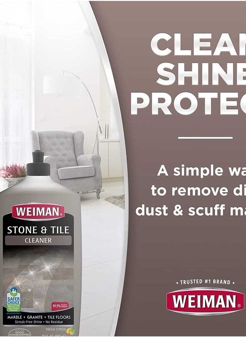 Weiman Stone Tile and Laminate Cleaner 32 Ounce Professional Tile Marble Granite Limestone and More Stone Floor Surface Cleaner