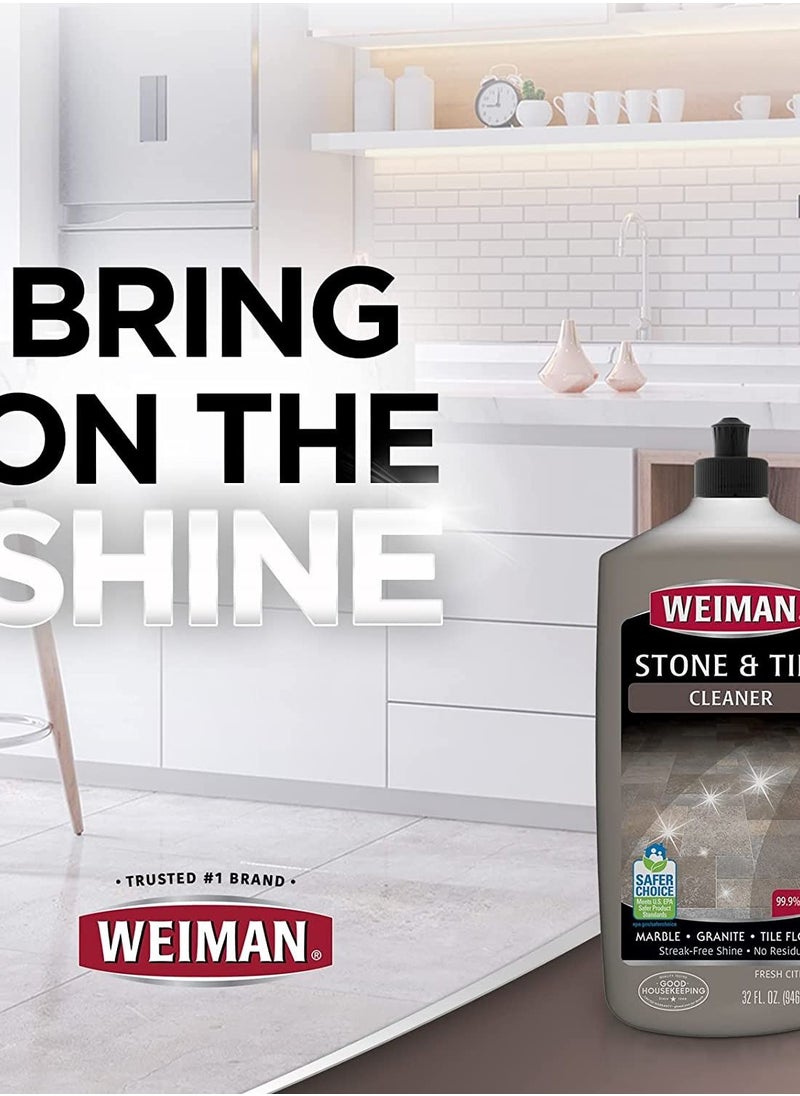 Weiman Stone Tile and Laminate Cleaner 32 Ounce Professional Tile Marble Granite Limestone and More Stone Floor Surface Cleaner