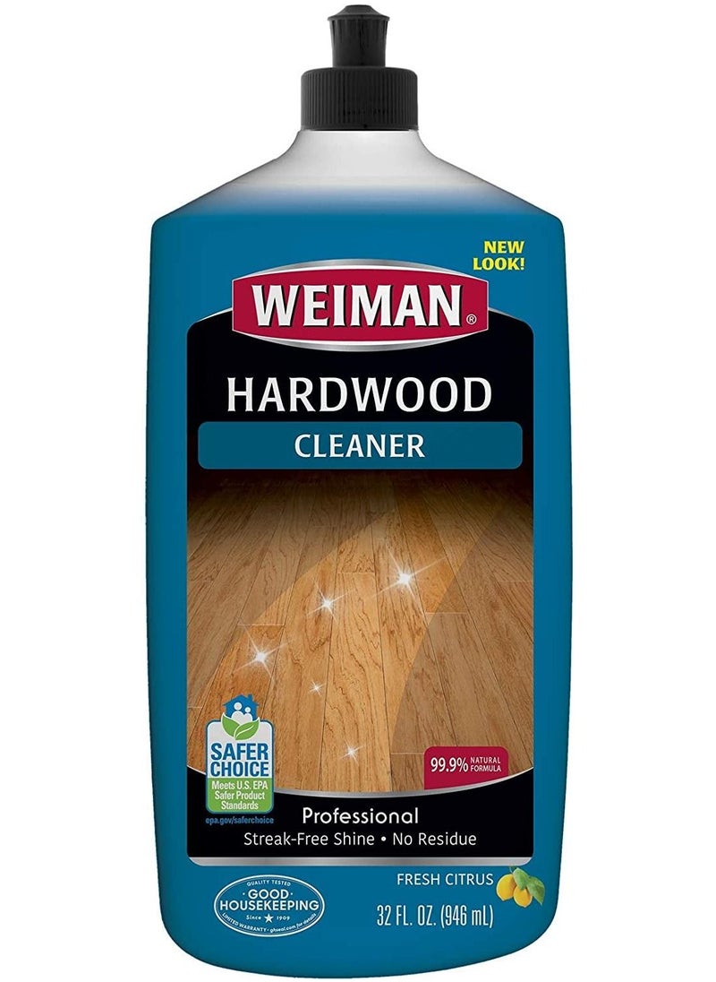 Weiman Hardwood Floor Cleaner 32oz Professional Safe Streak Free