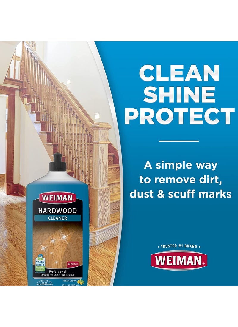 Weiman Hardwood Floor Cleaner 32oz Professional Safe Streak Free