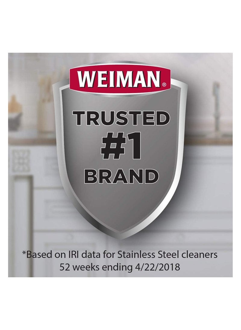 Weiman Stainless Steel Cookware and Sink Cleaner and Shiner 10oz Use on Pots Pans and Much More.