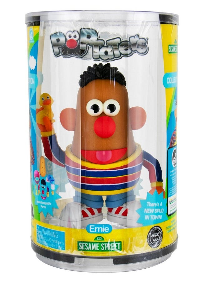 Poptaters Sesame Street Bert Or Ernie - Style Selected At Random. Includes 14 Removable, Interchangeable Facial And Body Parts Including 1 Surprise Potato Head Piece - Recommended For Ages 8 And Up