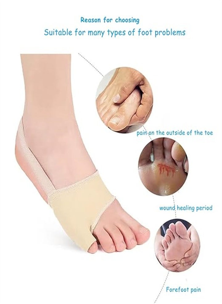 Hallux valgus corrector, relief pad, hallux valgus toe separator, night protector for men and women, relieves foot pain caused by hallux valgus, big toe joint, hammer toe (2 pairs)