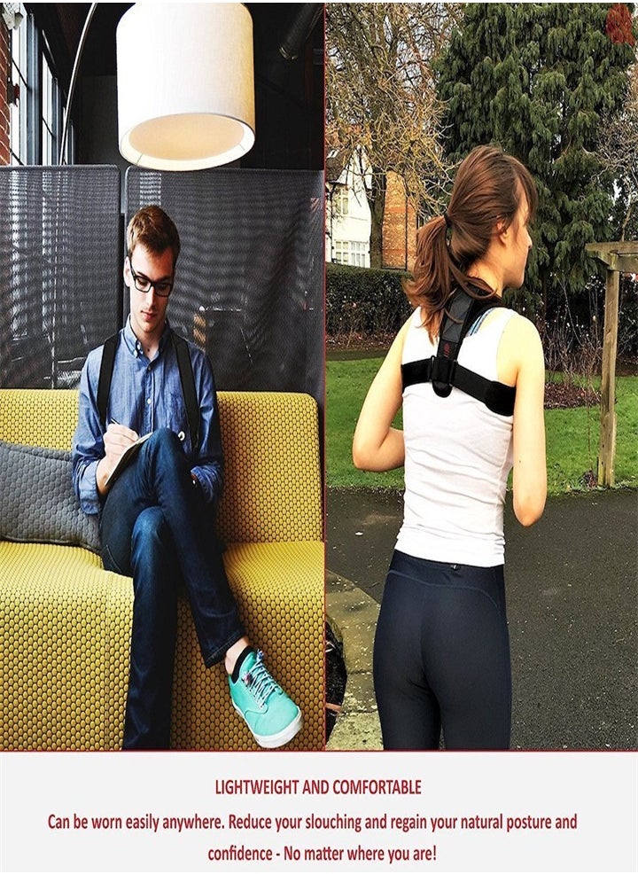 The Back Belt For Posture Correction And Shoulder Straightening Is Made Of Strong, Breathable Material That Is Comfortable To Wear