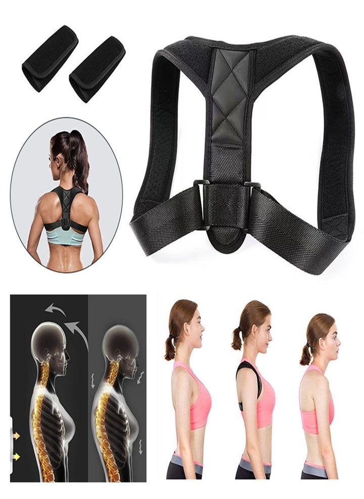 The Back Belt For Posture Correction And Shoulder Straightening Is Made Of Strong, Breathable Material That Is Comfortable To Wear