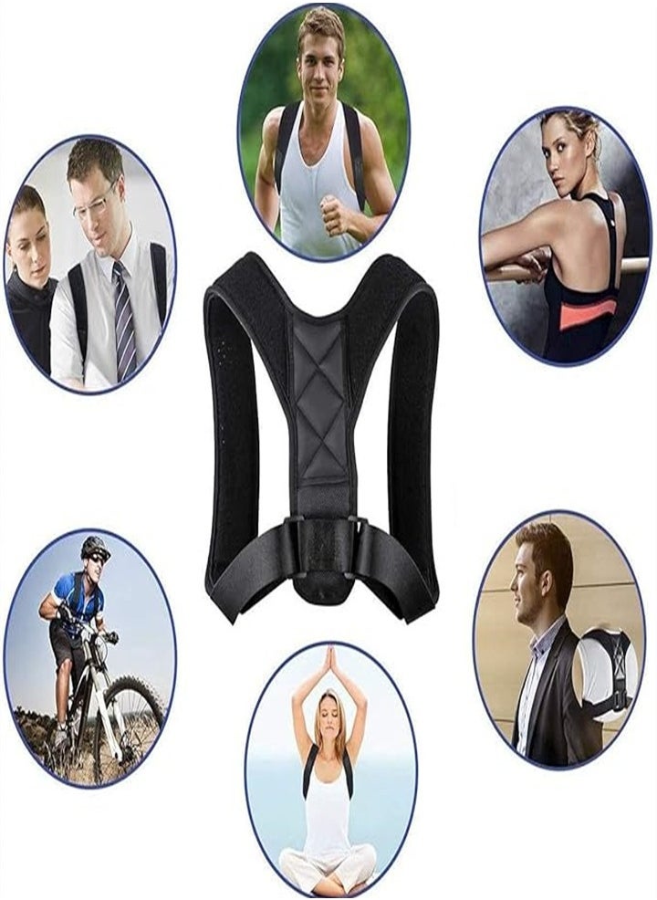 The Back Belt For Posture Correction And Shoulder Straightening Is Made Of Strong, Breathable Material That Is Comfortable To Wear