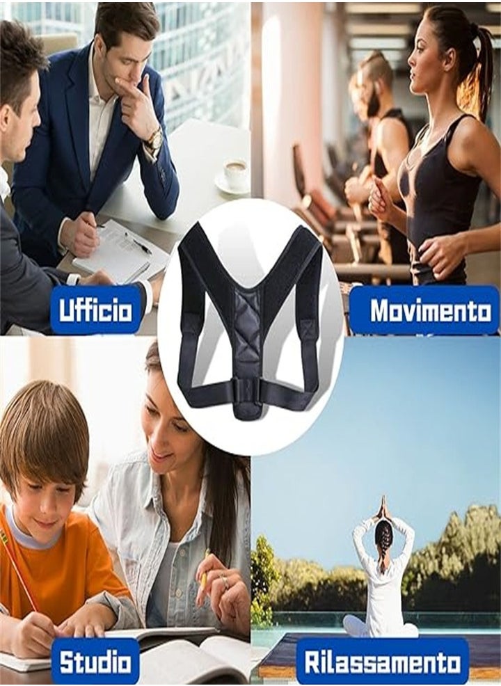 The Back Belt For Posture Correction And Shoulder Straightening Is Made Of Strong, Breathable Material That Is Comfortable To Wear