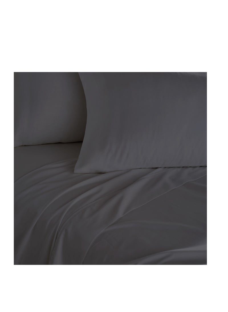 Context Queen Size Dark Grey Soft Wrinkle Free Microfiber Duvet Cover Set Bedding 1 Pcs Duvet Cover 228X228cm with 2 Pcs Pillow Sham Covers 50X66cm