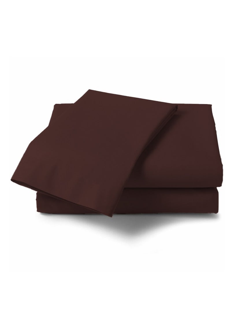 Context Queen Size Brown Soft Wrinkle Free Microfiber Duvet Cover set Bedding 1 Pcs Duvet Cover 228X228cm with 2 Pcs Pillow Sham Covers 50X66cm