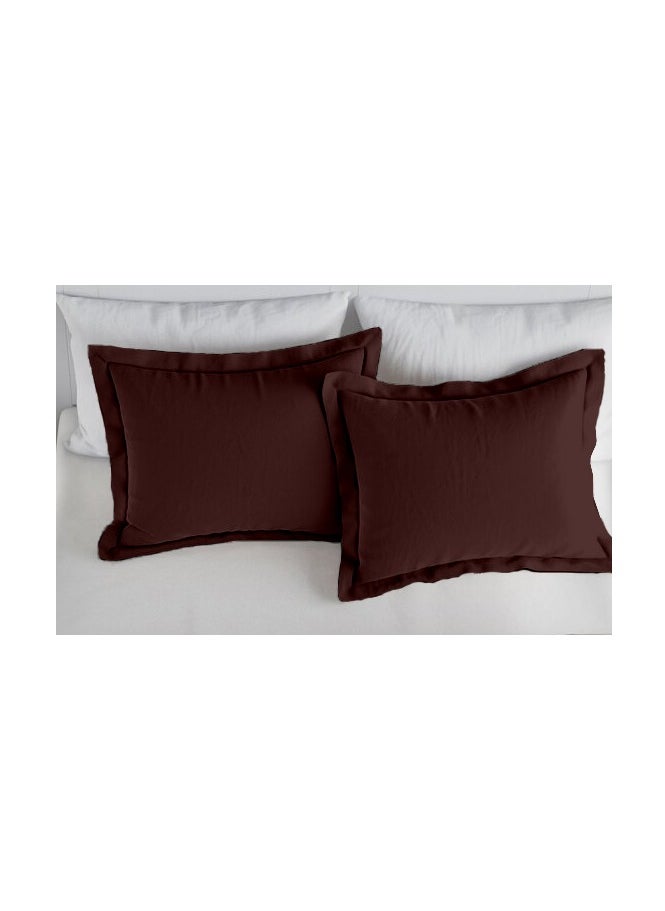 Context Queen Size Brown Soft Wrinkle Free Microfiber Duvet Cover set Bedding 1 Pcs Duvet Cover 228X228cm with 2 Pcs Pillow Sham Covers 50X66cm