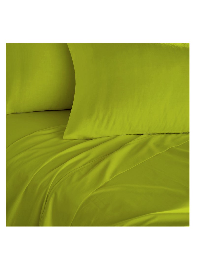 Context King Size Green Soft Wrinkle Free Microfiber Duvet Cover Set Bedding 1 Pcs Pcs Duvet Cover 228X265 cm 2 Pcs Pillow Sham Covers 50X90 cm