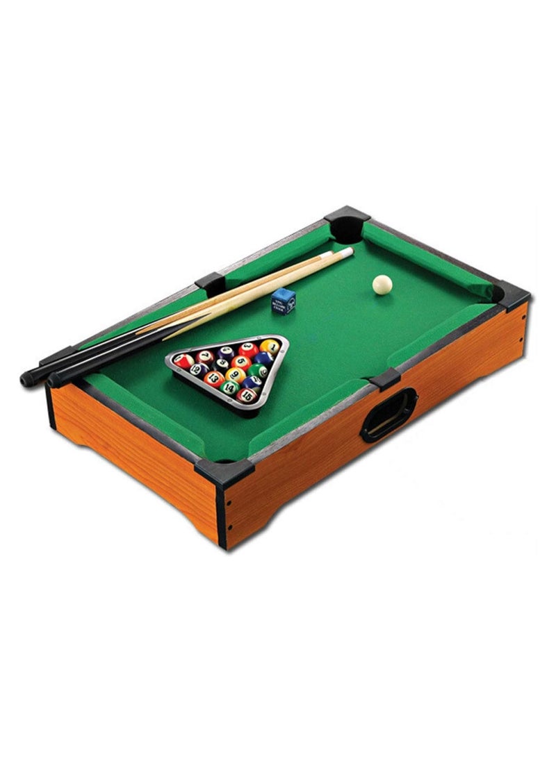 Mini Tabletop Pool Table - Compact Desktop Billiards Set for Kids & Adults, Fun Indoor Sports Game for Family, Small Pool Table for Home, Office, & Parties