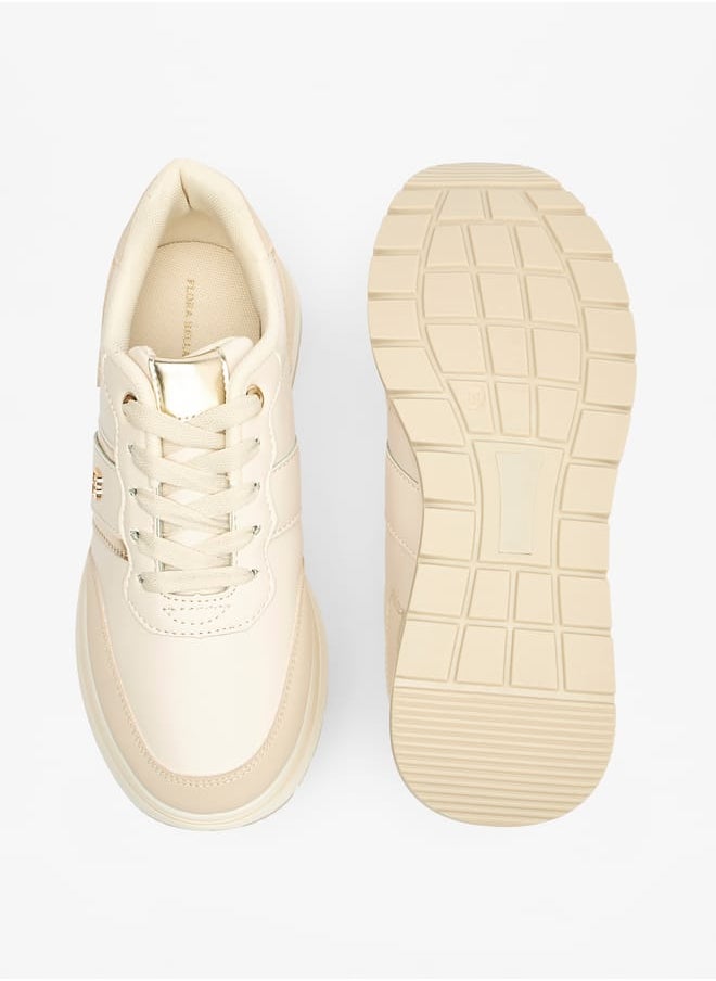 Women's Pand Ankle Sneakers with Lace-Up Closure
