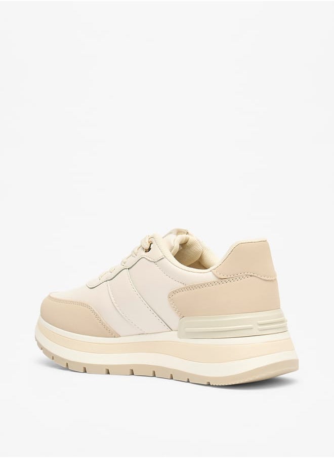 Women's Pand Ankle Sneakers with Lace-Up Closure