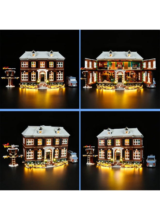Led Light Kit Compatible With Lego Home Alone Exclusive 21330 Building Set (No Model), Led Decoration Lighting Set Compatible With Lego Ideas 21330 Set (Standard Version)